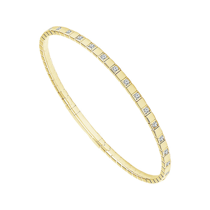 Diamond Bangle 0.90 ct tw 14k Yellow Gold-FSBG5387S8Y-6C