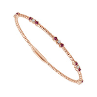 Diamond Bangle 0.16 ct tw 14k White Gold-FSBG5395RU3S8W