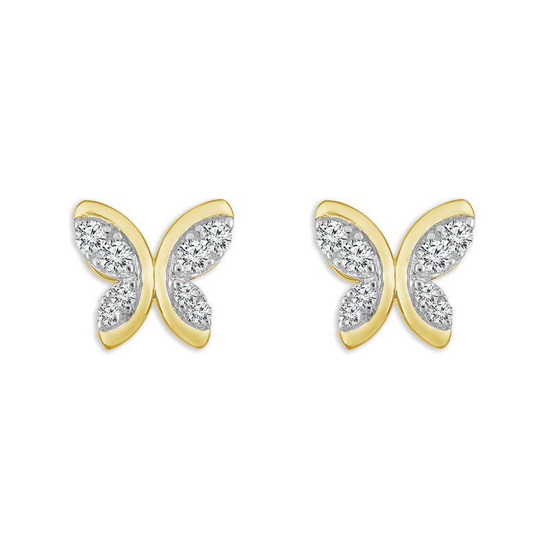 Diamond Fashion Earrings 0.50 ct tw 10k Yellow Gold-FSE4212A78Y0