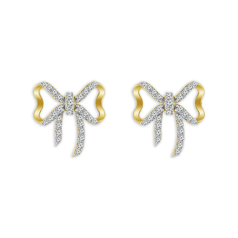 Diamond Fashion Earrings 0.33 ct tw 10k Yellow Gold-FSE4234A78Y0
