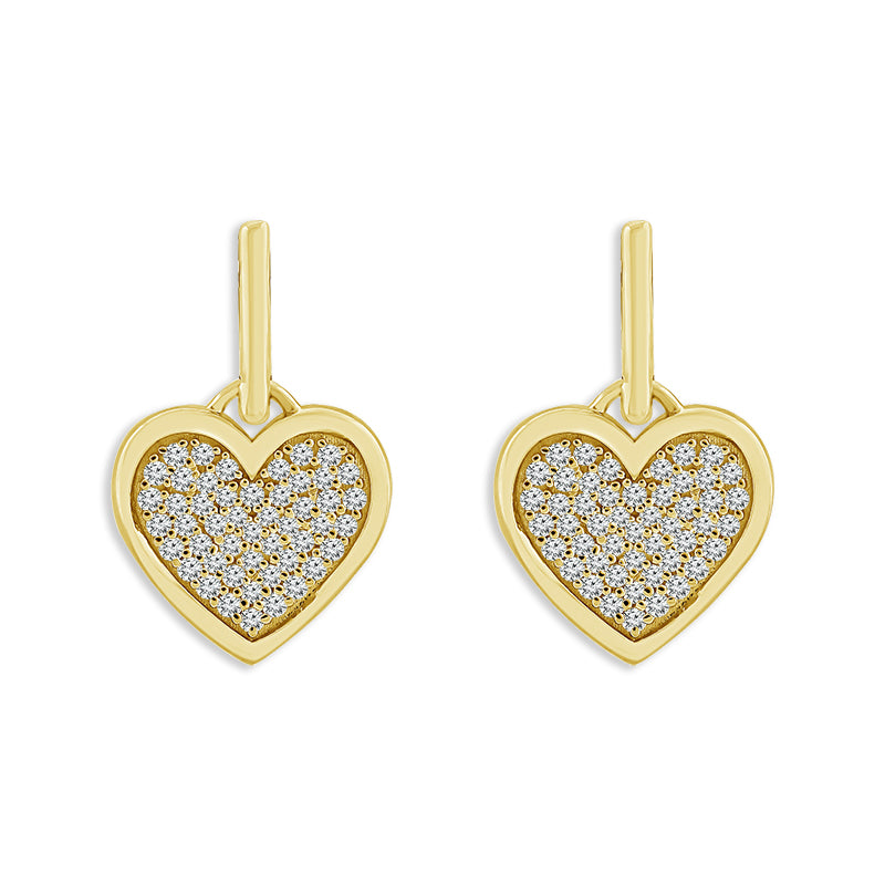 Diamond Fashion Earrings 0.33 ct tw 10k Yellow Gold-FSE4247A78Y0