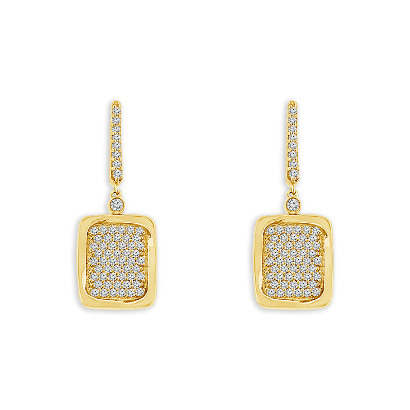 Diamond Fashion Earrings 0.40 ct tw 10k Yellow Gold-FSE4254A78Y0