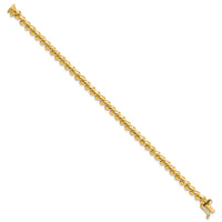 14k Faceted San Marco Bracelet-FSM8-7