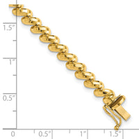 14k Faceted San Marco Bracelet-FSM8-7