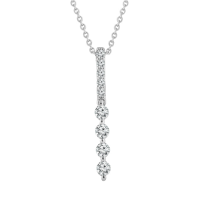 Diamond Fashion Pendant 0.25 ct tw 10k White Gold-FSP4223A78W0