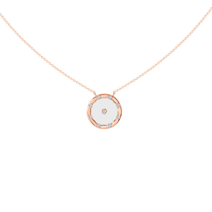 Diamond Fashion Pendant 0.14 ct tw 14k Rose Gold-FSP5002PLS8P