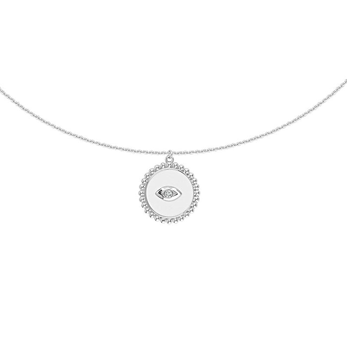 Diamond Fashion Pendant 0.025 ct tw 14k White Gold-FSP5005GLS8W