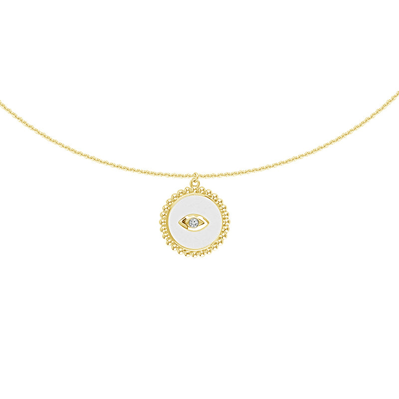 Diamond Fashion Pendant 0.025 ct tw 14k Yellow Gold-FSP5005PLS8Y