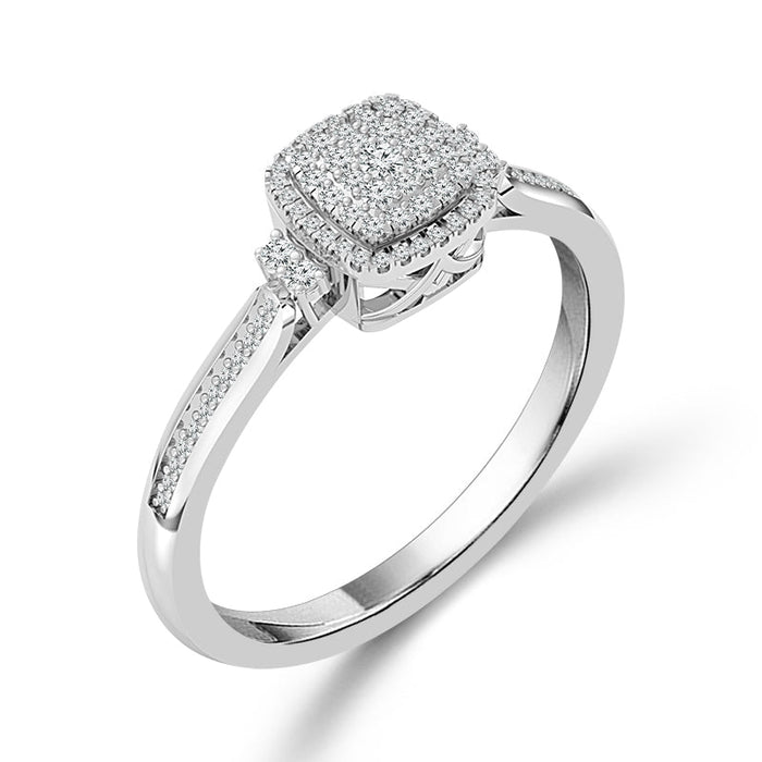 Diamond Fashion Ring 0.2 ct tw Silver-FSR0061A78SCSLS