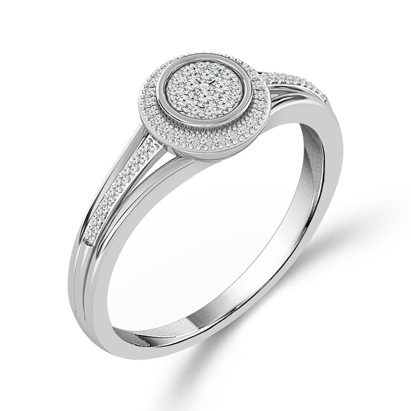 Diamond Fashion Ring 0.17 ct tw Silver-FSR0063SCSLS