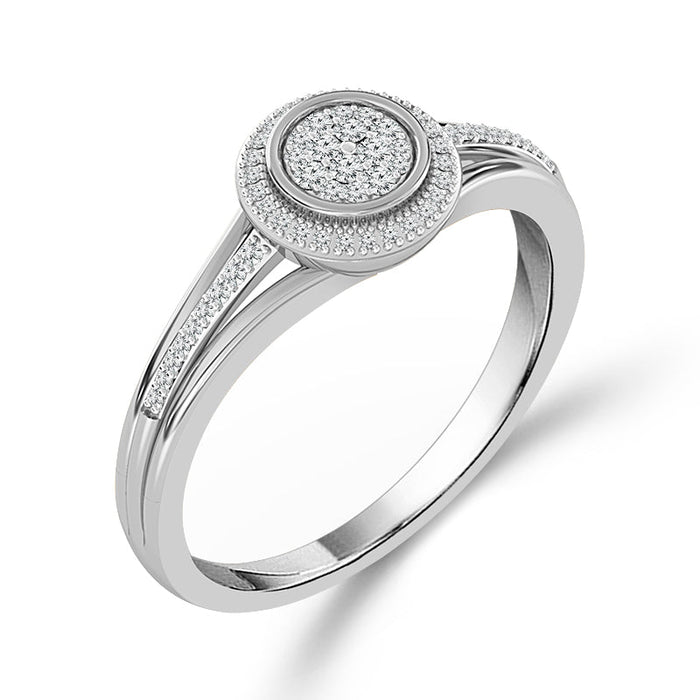 Diamond Fashion Ring 0.17 ct tw Silver-FSR0063SCSLS