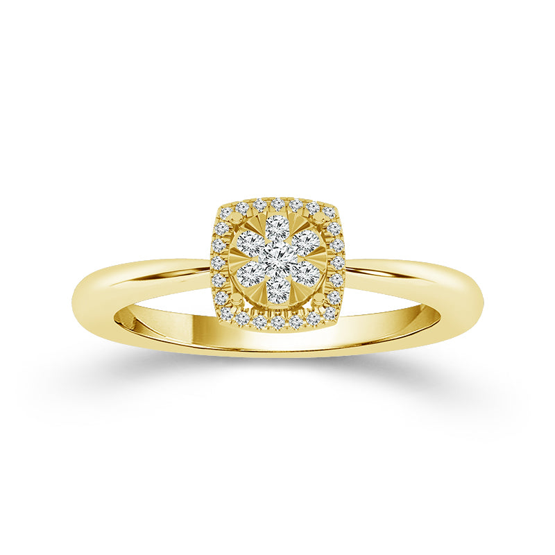 Diamond Engagement Ring 0.17 ct tw 10k Yellow Gold-FSR0066A78Y0