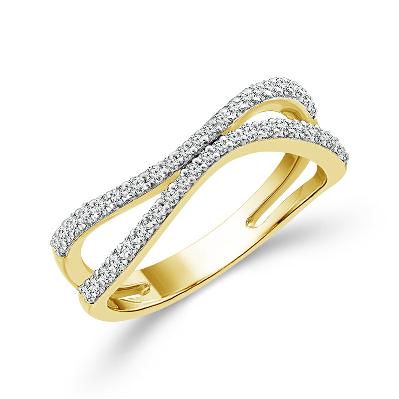 Diamond Fashion Ring 0.33 ct tw 10k Yellow Gold-FSR4221A78Y0