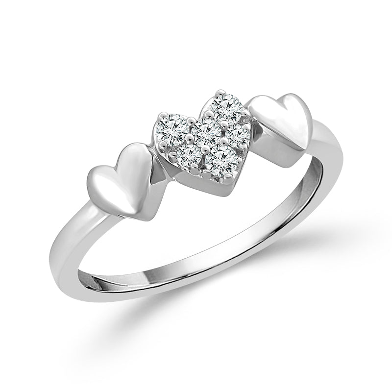 Diamond Fashion Ring 0.13 ct tw 10k Yellow Gold-FSR4223A78Y0