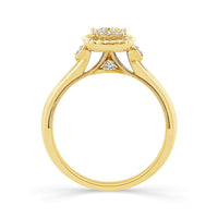 Diamond Engagement Ring 0.17 ct tw 10k Yellow Gold-FSR4226A78Y0