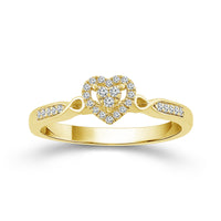 Diamond Engagement Ring 0.10 ct tw 10k Yellow Gold-FSR4228A78Y0