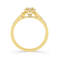 Diamond Engagement Ring 0.10 ct tw 10k Yellow Gold-FSR4228A78Y0