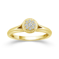Diamond Engagement Ring 0.10 ct tw 10k Yellow Gold-FSR4230A78Y0
