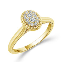 Diamond Engagement Ring 0.13 ct tw 10k Yellow Gold-FSR4231A78Y0