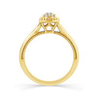 Diamond Engagement Ring 0.13 ct tw 10k Yellow Gold-FSR4231A78Y0