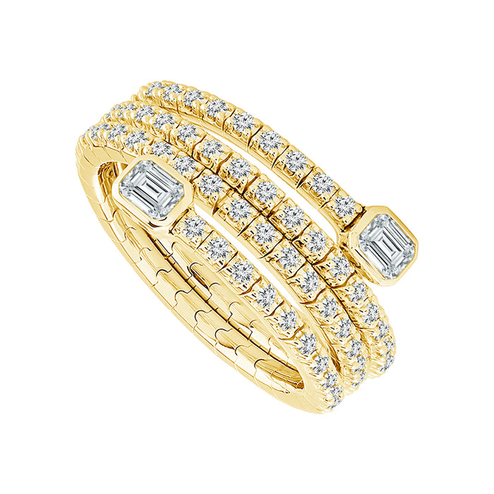Diamond Fashion Ring 0.63 ct tw 14k Yellow Gold-FSR5014K5Y