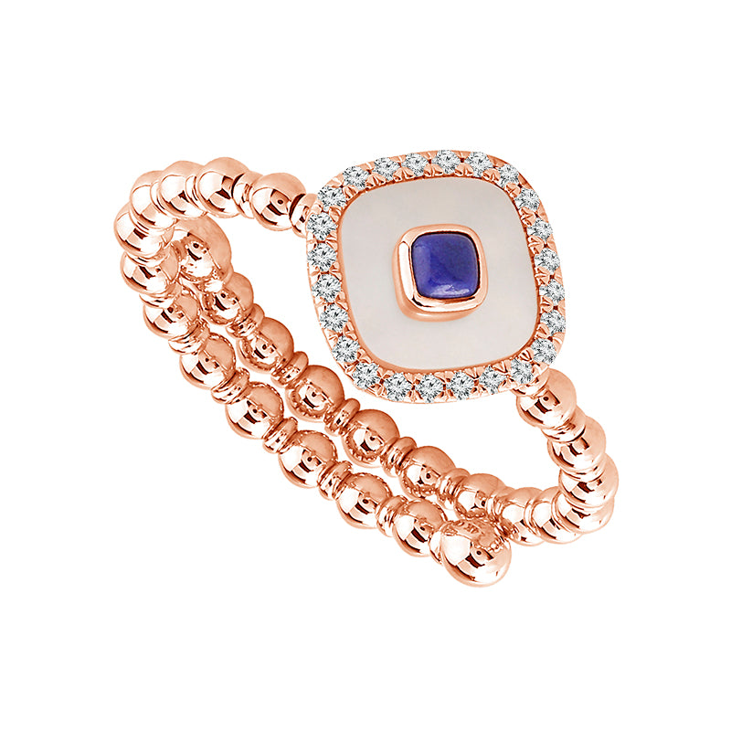 Diamond Fashion Ring 0.10 ct tw 14k Yellow Gold-FSR5022PLS8Y