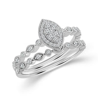 Diamond BrIdal Set 0.25 ct tw 10k Yellow Gold-FSRB4201A78Y0