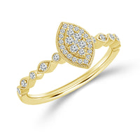 Diamond BrIdal Set 0.25 ct tw 10k Yellow Gold-FSRB4201A78Y0