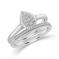 Diamond BrIdal Set 0.20 ct tw 10k Yellow Gold-FSRB4202A78Y0