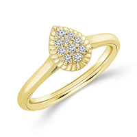 Diamond BrIdal Set 0.20 ct tw 10k Yellow Gold-FSRB4202A78Y0