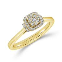 Diamond BrIdal Set 0.25 ct tw 10k Yellow Gold-FSRB4203A78Y0