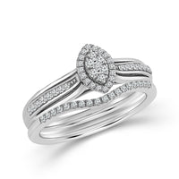 Diamond BrIdal Set 0.25 ct tw 10k Yellow Gold-FSRB4204A78Y0