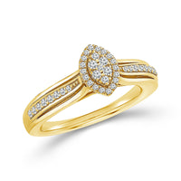 Diamond BrIdal Set 0.25 ct tw 10k Yellow Gold-FSRB4204A78Y0