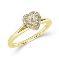 Diamond BrIdal Set 0.20 ct tw 10k Yellow Gold-FSRB4207A78Y0