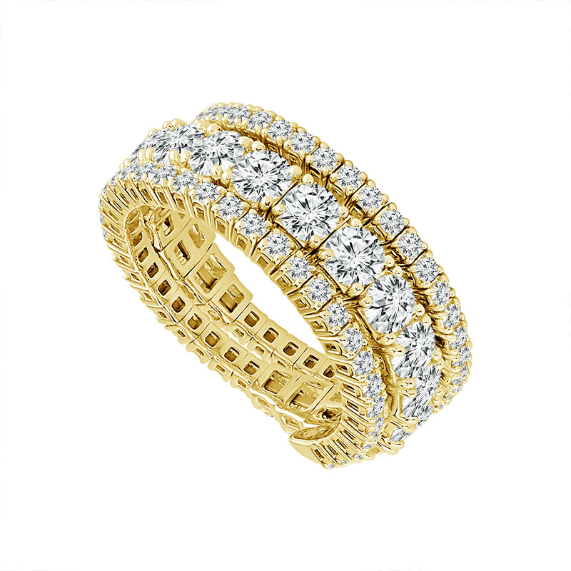 Diamond Band 3.5 ct tw 14k Yellow Gold-FSRT5055RDS8Y4