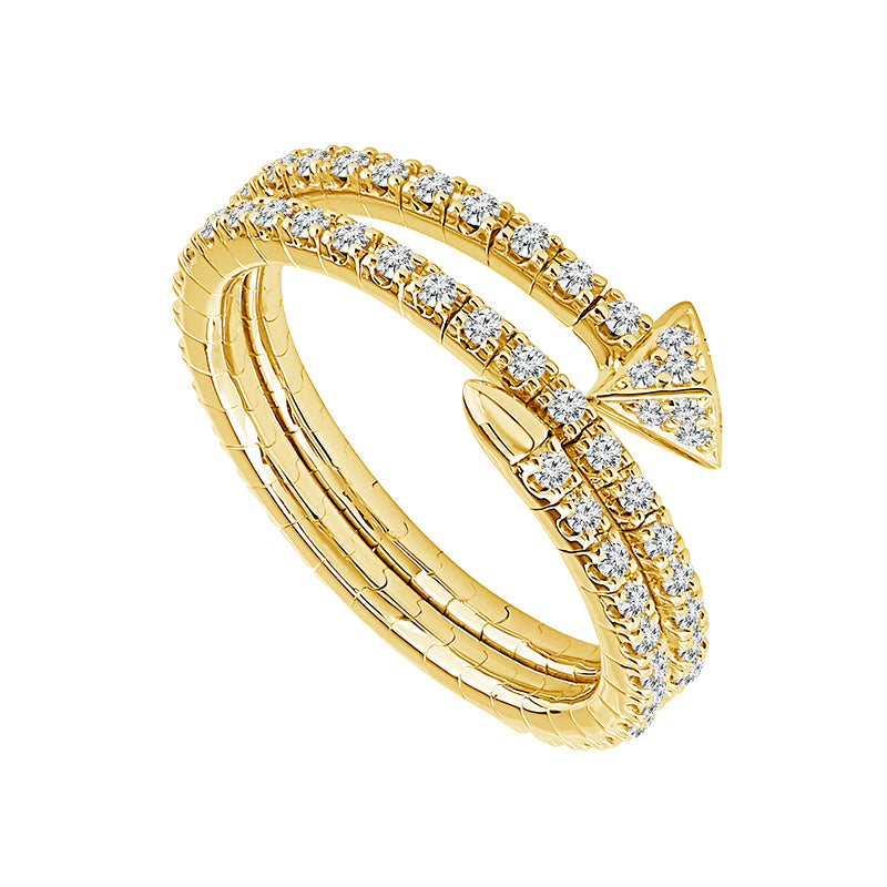 Diamond Fashion Ring 0.50 ct tw 14k Yellow Gold-FSRT5070RDS8Y