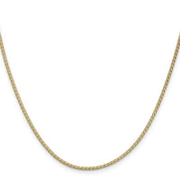 14k 1.9mm Flat Wheat Chain-FW050-18