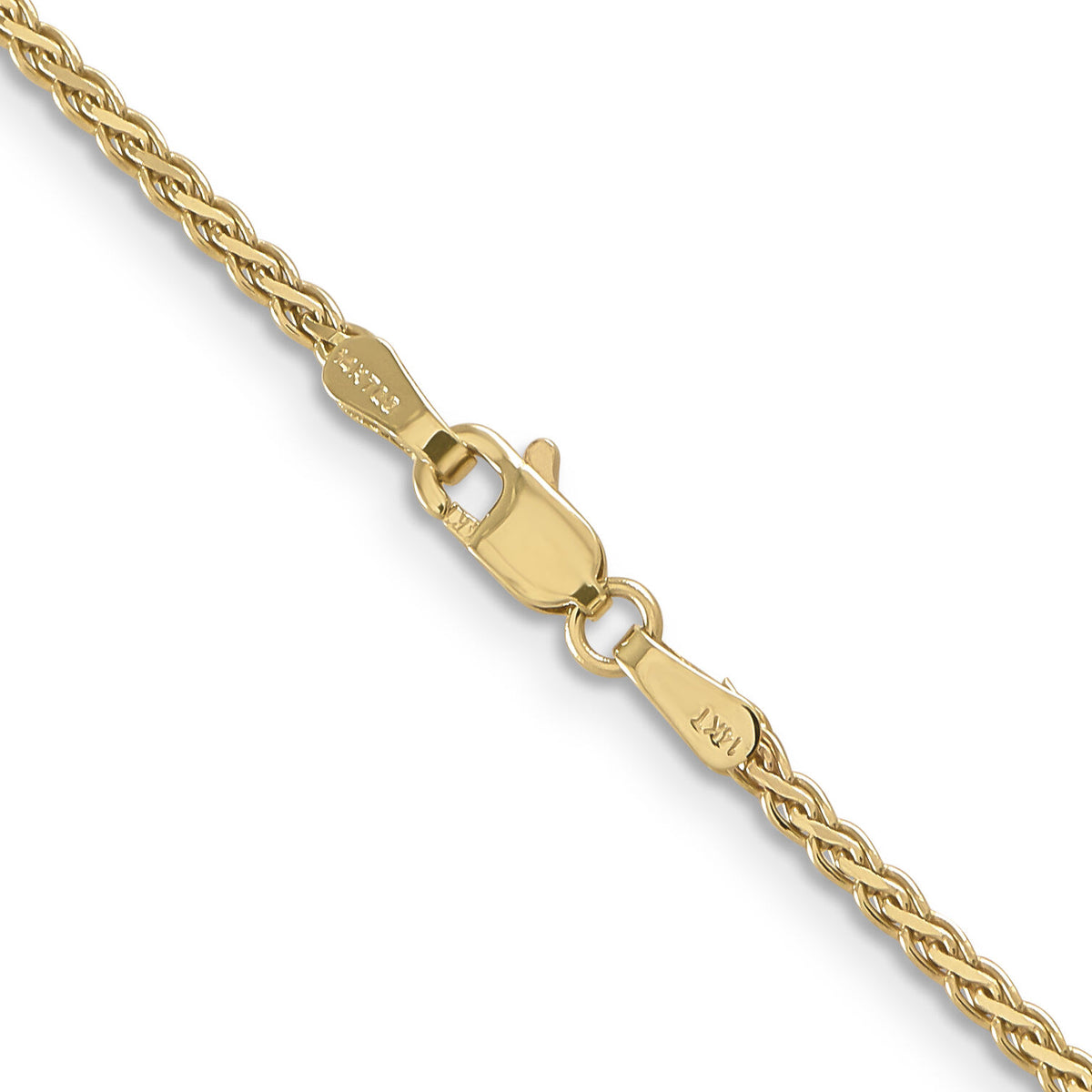 14k 1.9mm Flat Wheat Chain-FW050-16