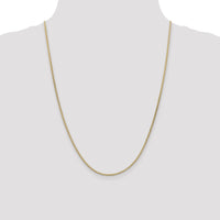 14k 1.9mm Flat Wheat Chain-FW050-24