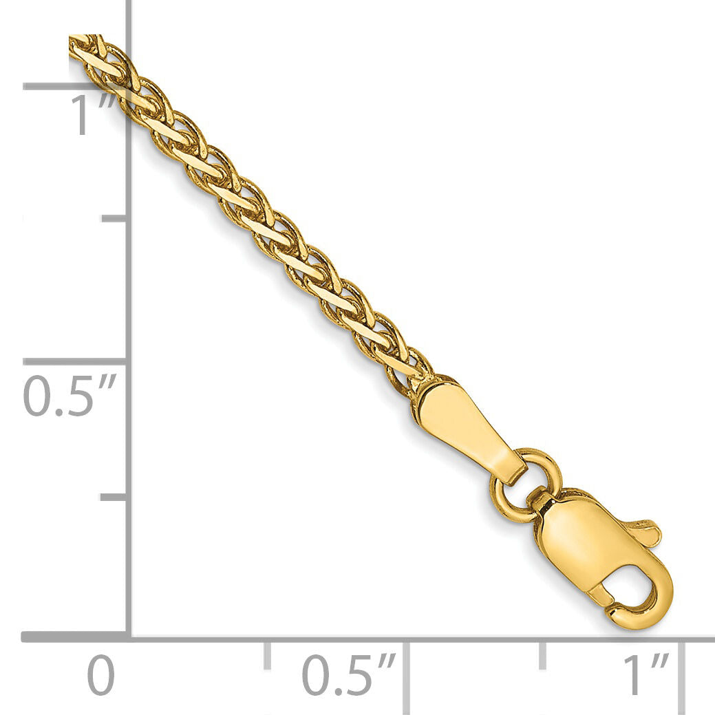 14k 1.9mm Flat Wheat Chain-FW050-7