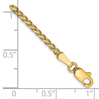 14k 1.9mm Flat Wheat Chain-FW050-7