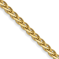 14k 1.9mm Flat Wheat Chain-FW050-20