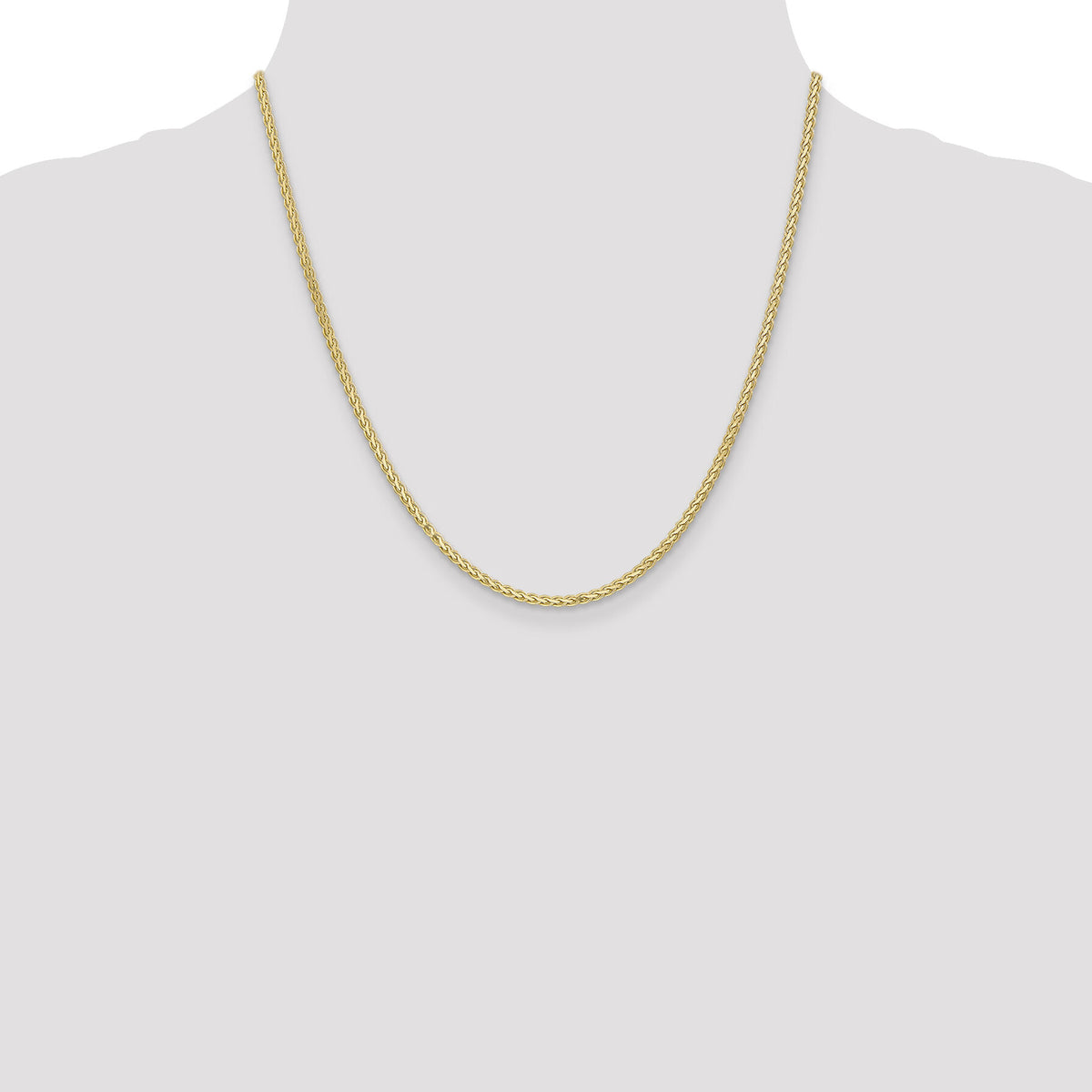 14k 2.3mm Flat Wheat Chain-FW070-20