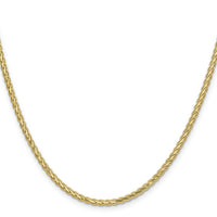 14k 2.8mm Flat Wheat Chain-FW085-20