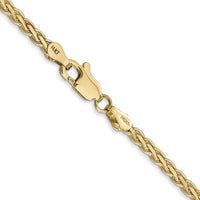 14k 2.8mm Flat Wheat Chain-FW085-16