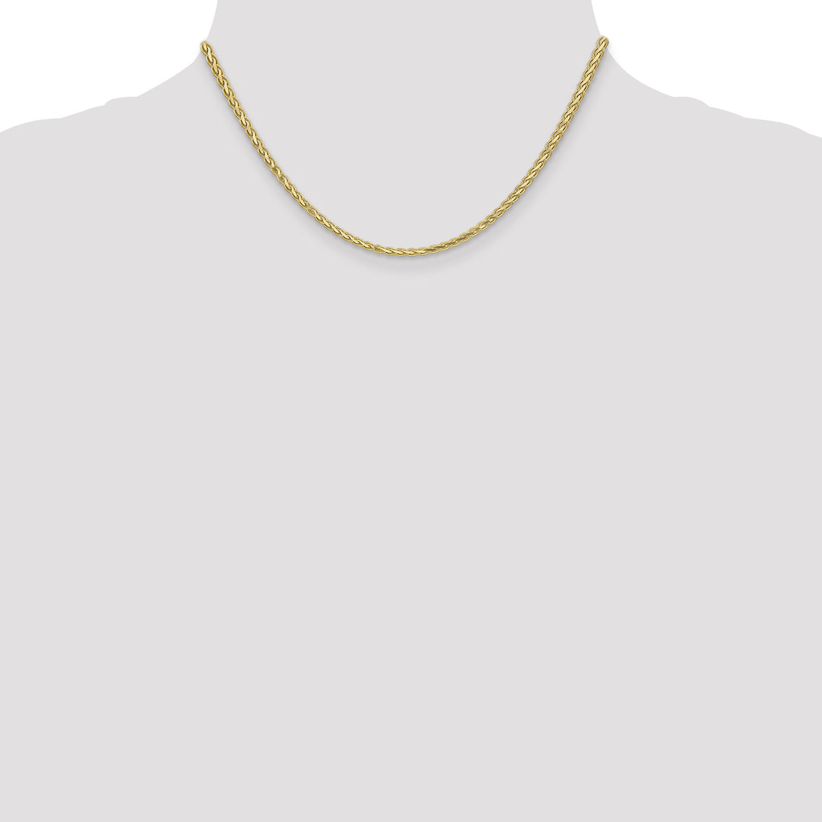 14k 2.8mm Flat Wheat Chain-FW085-16