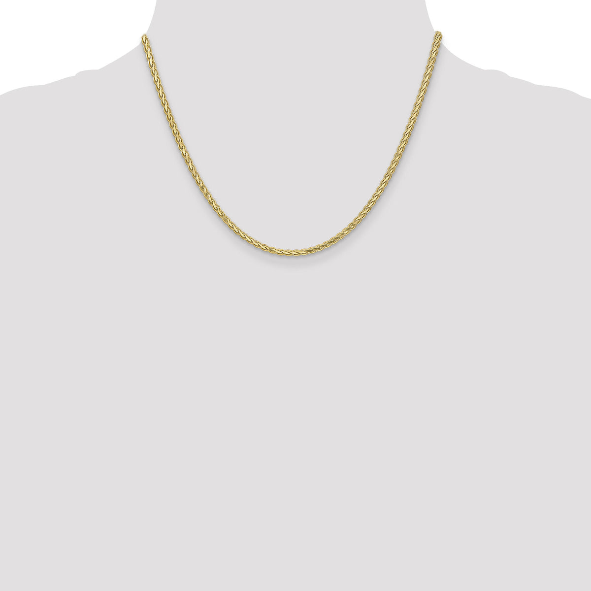 14k 2.8mm Flat Wheat Chain-FW085-18