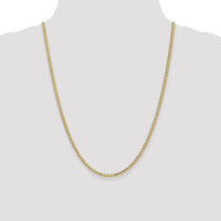 14k 2.8mm Flat Wheat Chain-FW085-24