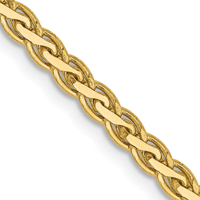 14k 2.8mm Flat Wheat Chain-FW085-18