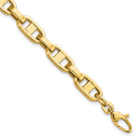 14k Fancy 8.5in Link Bracelet-GB245-8.75